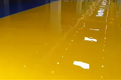 防水聚氨酯地坪出現地坪表面結皮、粗糙的原因